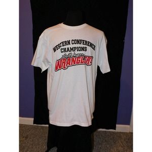 LAS VEGAS WRANGLERS 2012 WESTERN CONFERENCE CHAMPIONS T-SHIRT LG NV ENERGY LOGO
